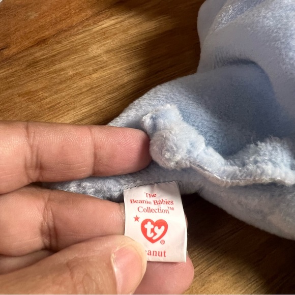 Vintage TY Peanut Elephant 1995 Beanie Baby - Picture 6 of 11